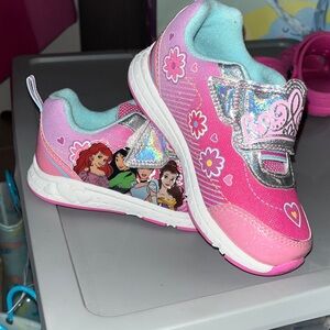 Disney Pink and Silver Princess Sneakers
